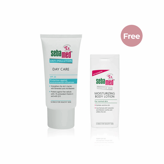 Sebamed Day Care SPF20 + 1 FREE Sebamed Moisturizing Body Lotion 200ml