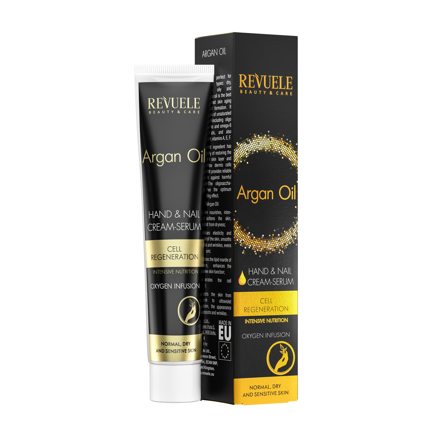 Revuele Argan Oil Hand & Nail Cream-Serum
