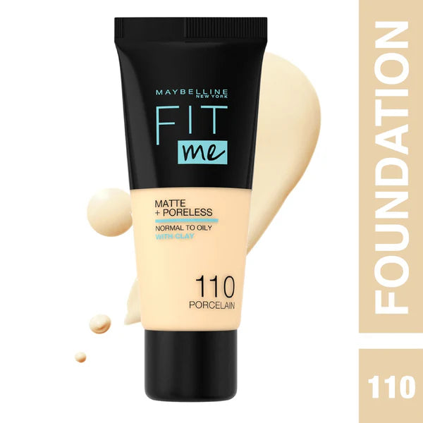Fit Me Matte + Poreless Liquid Foundation|15%OFF
