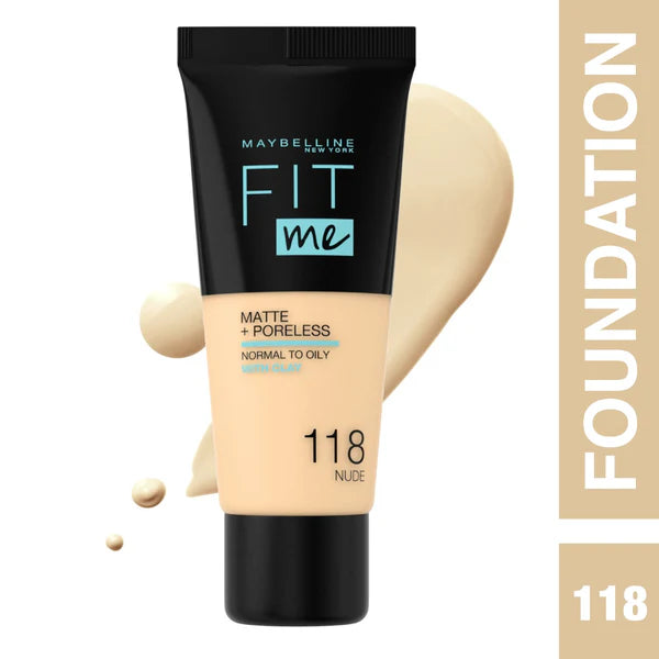 Fit Me Matte + Poreless Liquid Foundation|15%OFF
