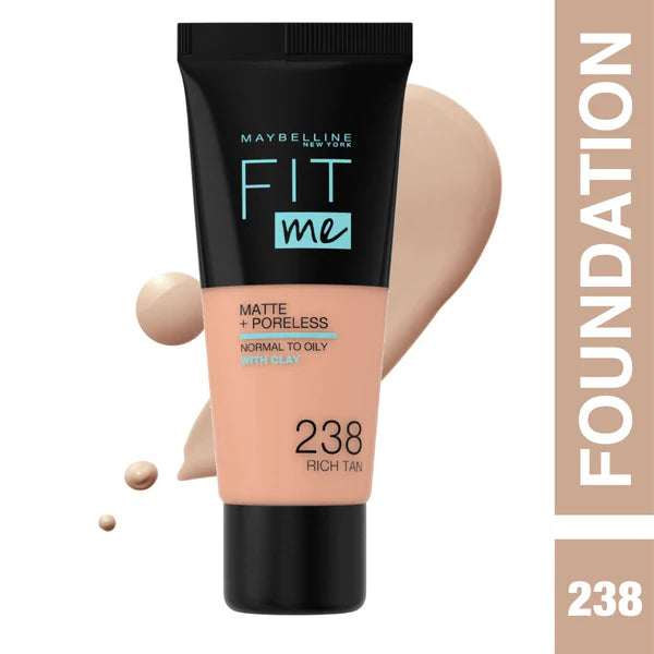 Fit Me Matte + Poreless Liquid Foundation|15%OFF