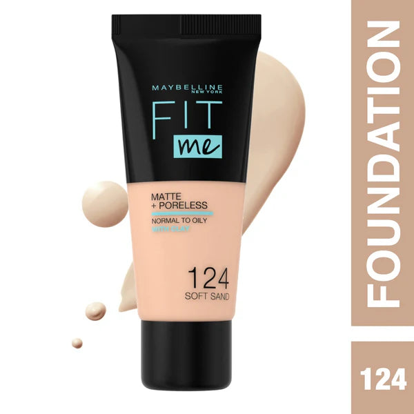 Fit Me Matte + Poreless Liquid Foundation|15%OFF