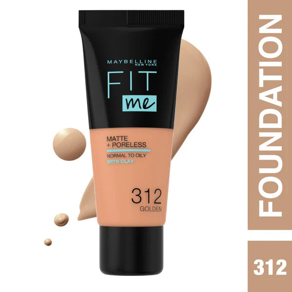 Fit Me Matte + Poreless Liquid Foundation|15%OFF