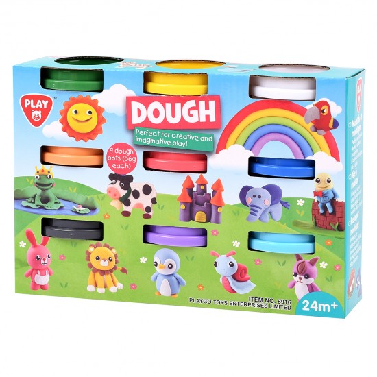 Playgo Toys 9 Dough Pots