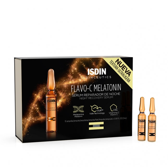Isdin ceutics Flavo-C Melatonin 10U Size