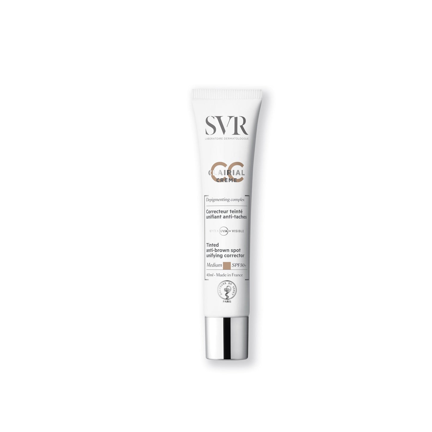 SVR Clairial Cc Cream Spf50+ Tinted medium 40ML
