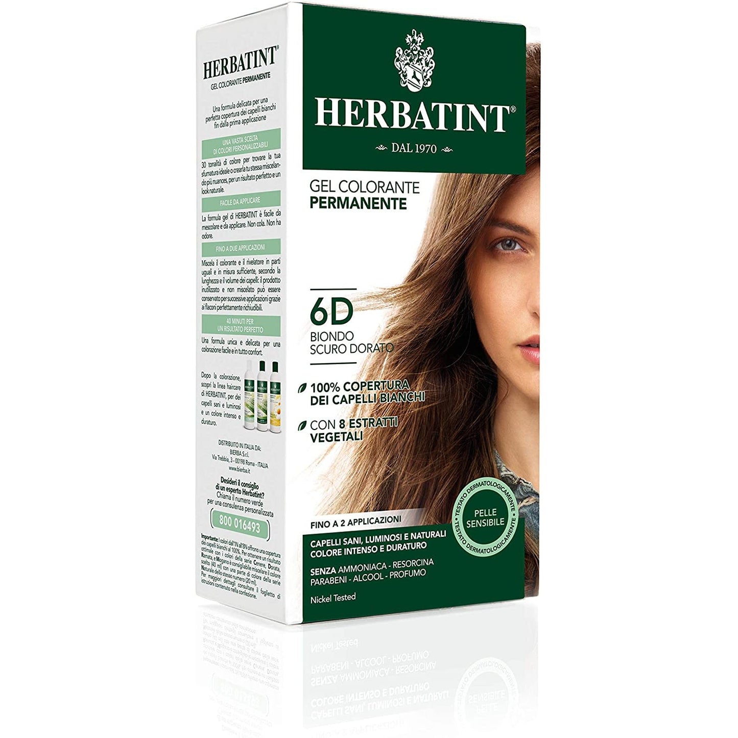 Herbatint Dark Golden Blonde 6D 150Ml