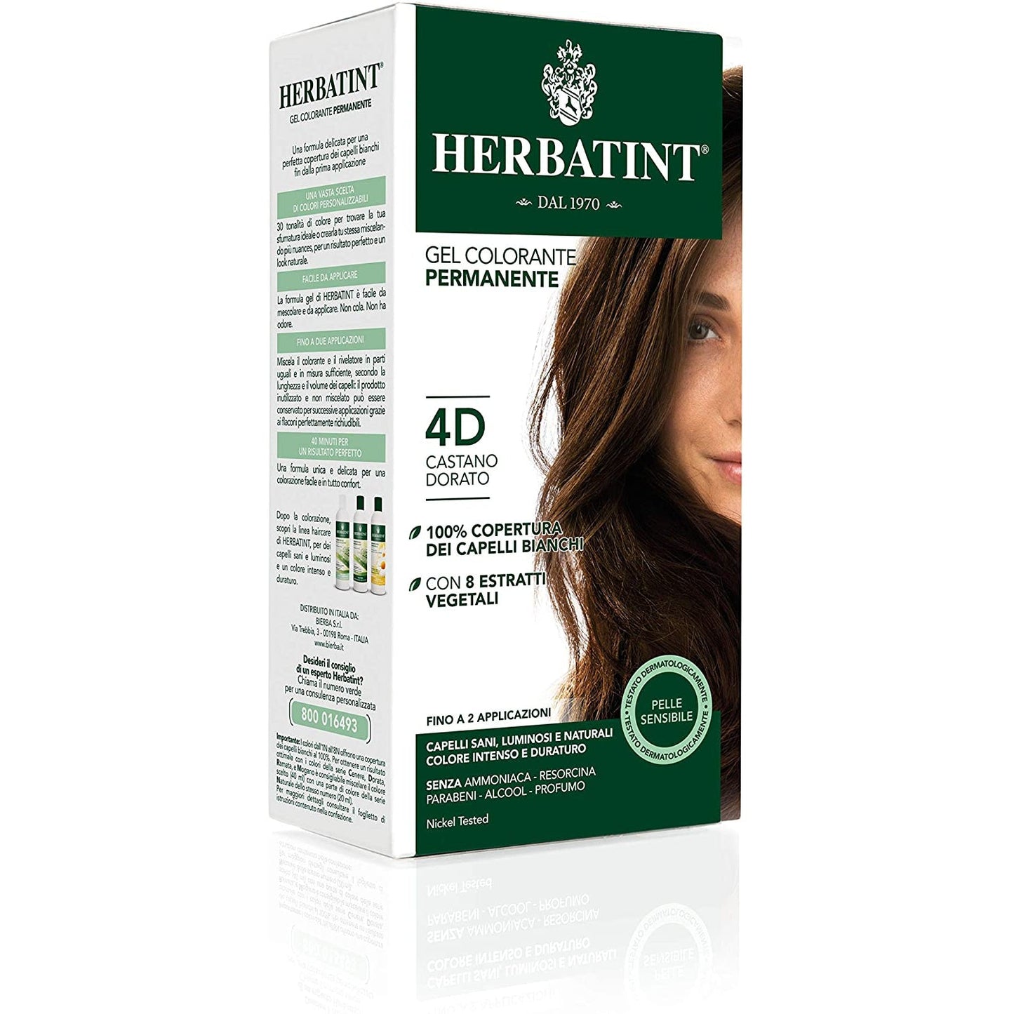 Herbatint Golden Chestnut 4D 150Ml
