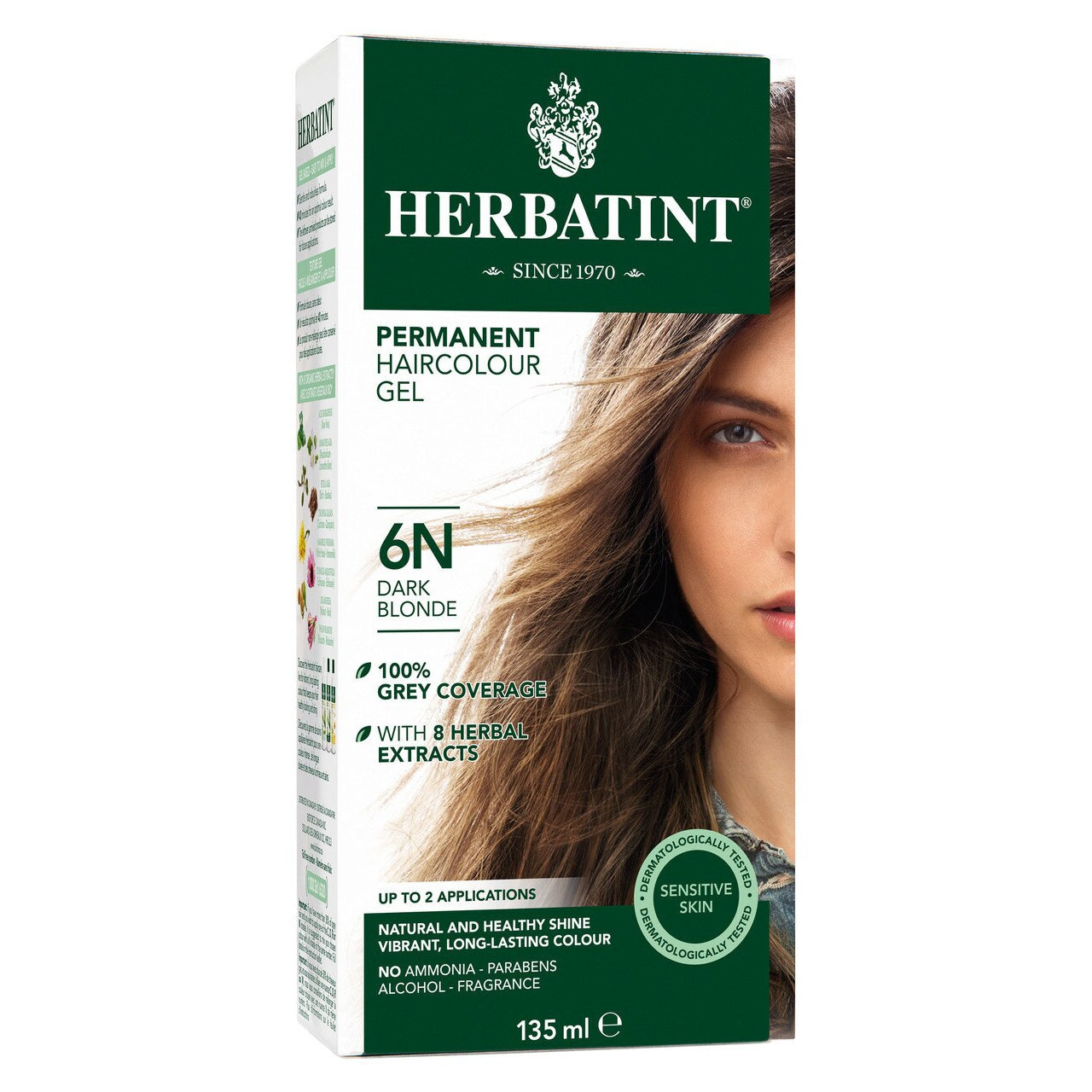 Herbatint Dark Blonde 6N 150Ml