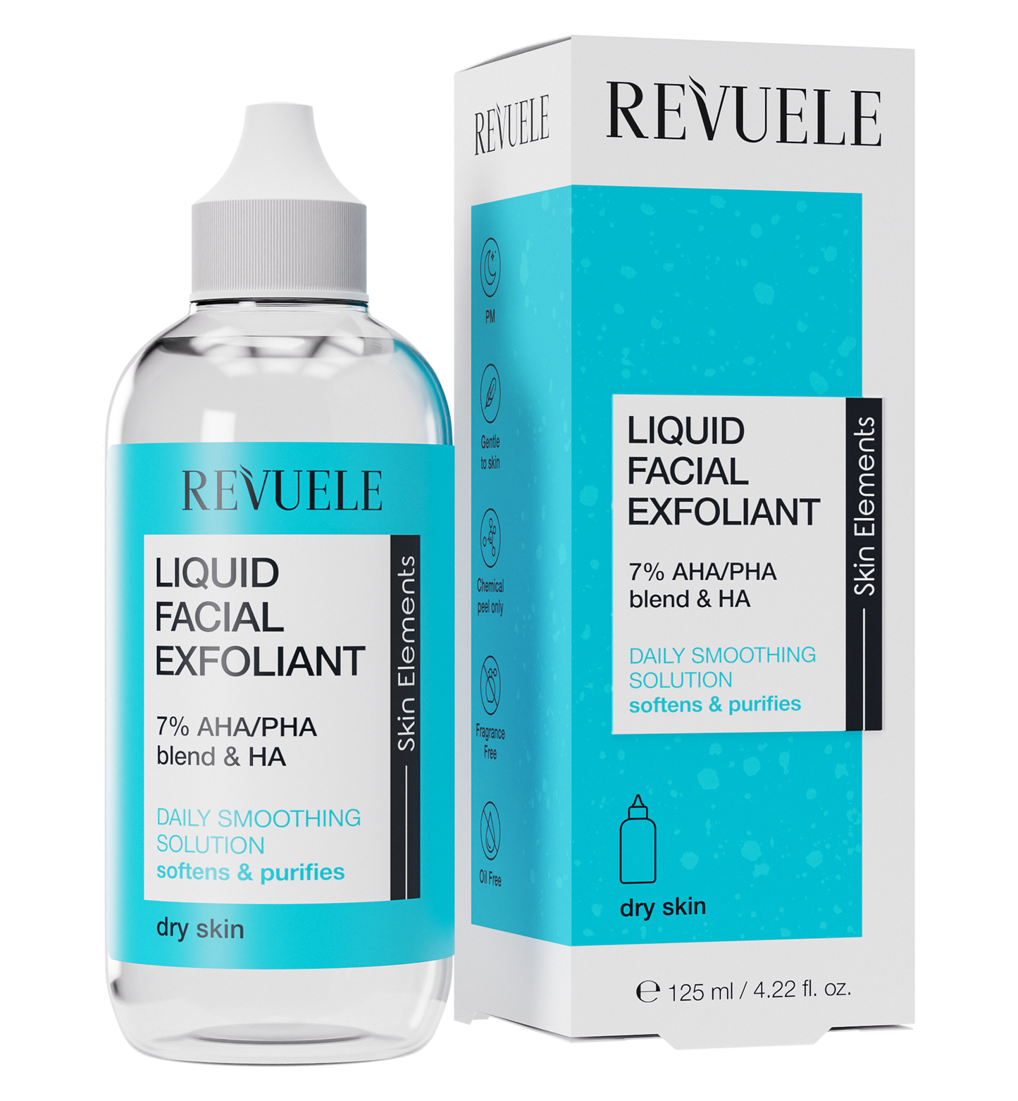 Revuele Liquid Facial Exfoliant 7% AHA/PHA blend & HA