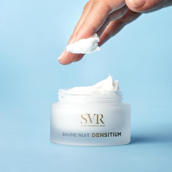 Texture onctueuse de la crème SVR Cera-Biotic – soin quotidien anti-fatigue qui renforce la barrière cutanée et repulpe la peau