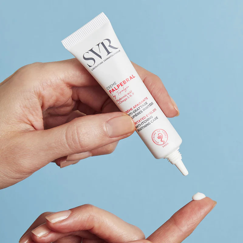 SVR Topialyse Palpébral Crème 15ml – soin apaisant pour paupières sensibles, hydrate et réduit les irritations