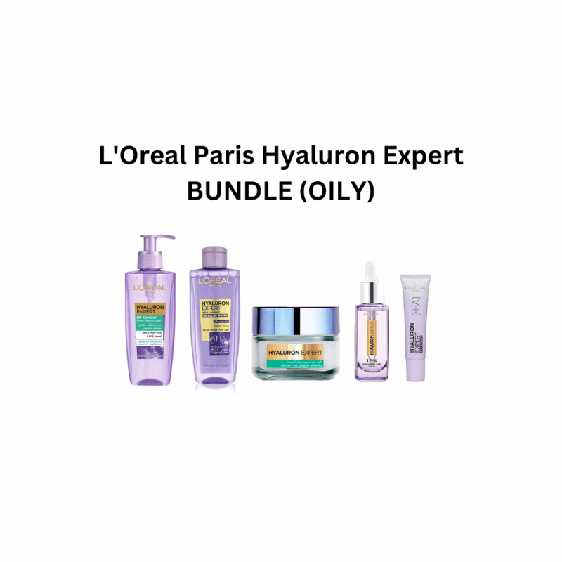 L'Oreal Paris Hyaluron Expert Ultimate Replumping Oily Bundle