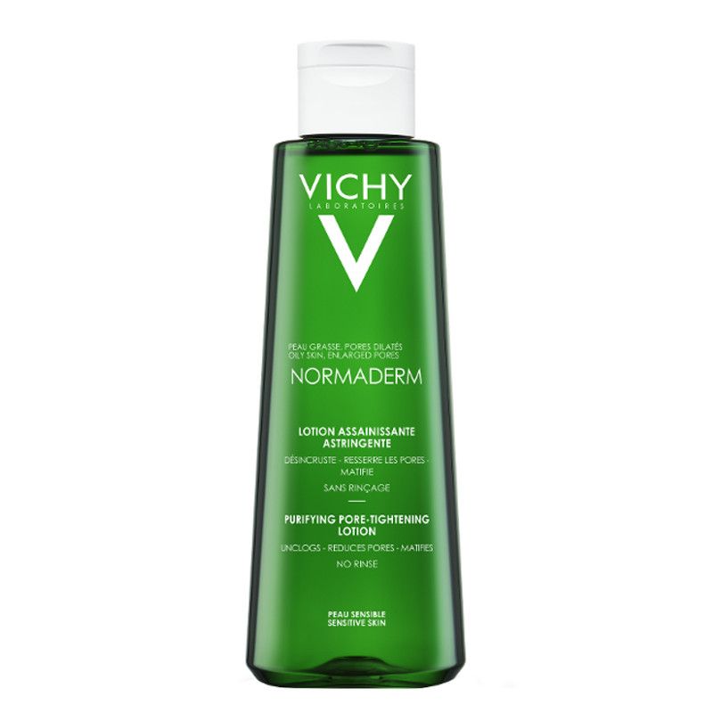 Vichy Normaderm Purifying Pore-Tightening Lotion 200 ml bottle for oily and acne-prone skin