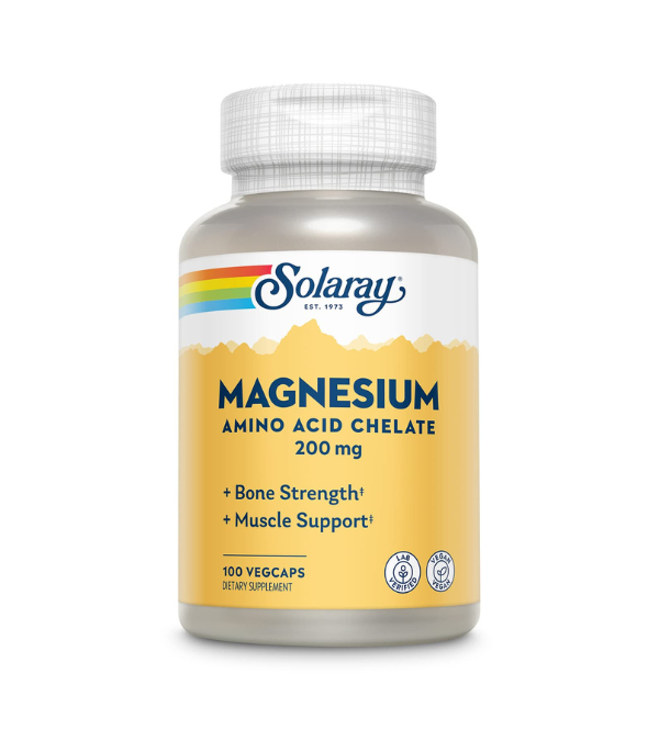 Solaray Magnesium Amino Acid Chelate 200 mg