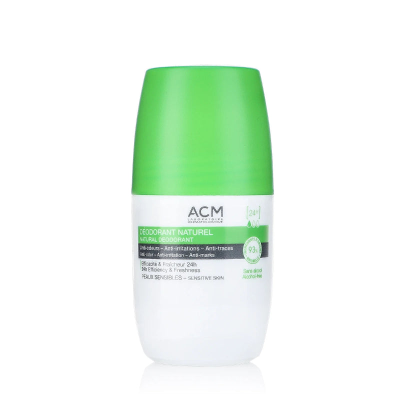 ACM Green Deodorant Roll-On – 24H Natural Deodorant with 93% Natural Ingredients