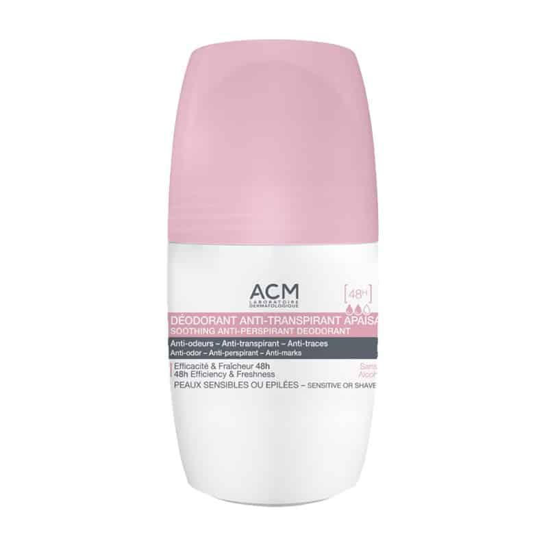 ACM Pink Deodorant Roll-On – Soothing 48H Protection for Sensitive Skin