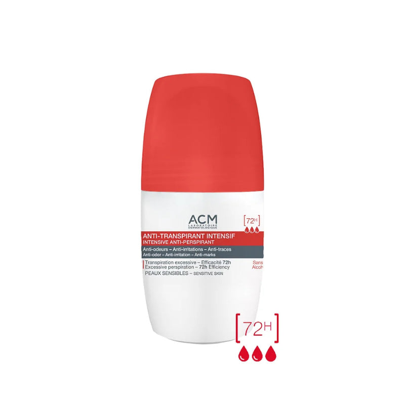 ACM Red Deodorant Roll-On – Intensive 72H Protection