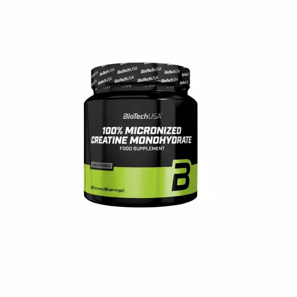 100% Micronized Creatine Monohydrate (300g) + Wave Shaker (600ml)
