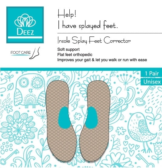 Deez Insole Splay Feet Corrector S/L