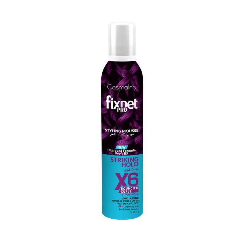 Cosmaline Fixnet Pro Styling Mousse X6 Bouncier Curls 300 ml
