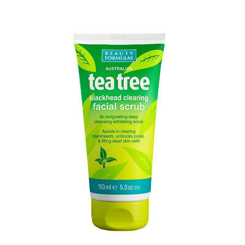 Beauty Formulas Tea Tree Facial Scrub 150ml