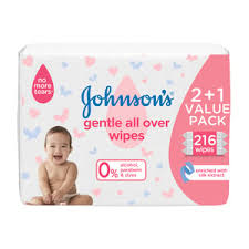 Johnson 's Baby Wipes Ultimate Clean 2+1