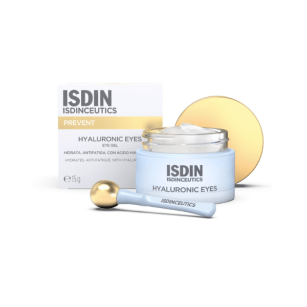 ISDIN Isdinceutics Hyaluronic Eyes – Hydrating and cooling eye contour gel with natural ingredients for reducing puffiness and fatigue