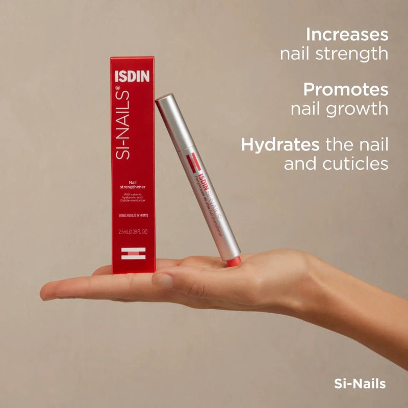 ISDIN Si-Nails Nail Strengthener – Pen-style treatment that strengthens and nourishes nails while hydrating cuticles.