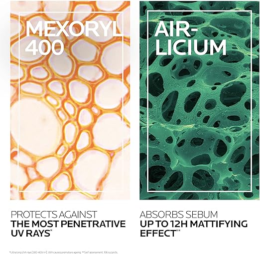 La Roche-Posay Anthelios UVMUNE Oil Control Gel-Cream SPF50+ – Soin solaire matifiant haute protection, anti-brillance, idéal pour peaux grasses et sensibles