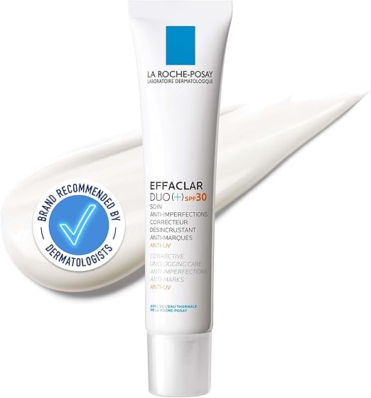 La Roche-Posay Effaclar Duo(+) SPF30 40 ml – soin anti-imperfections avec protection solaire pour peaux à tendance acnéique