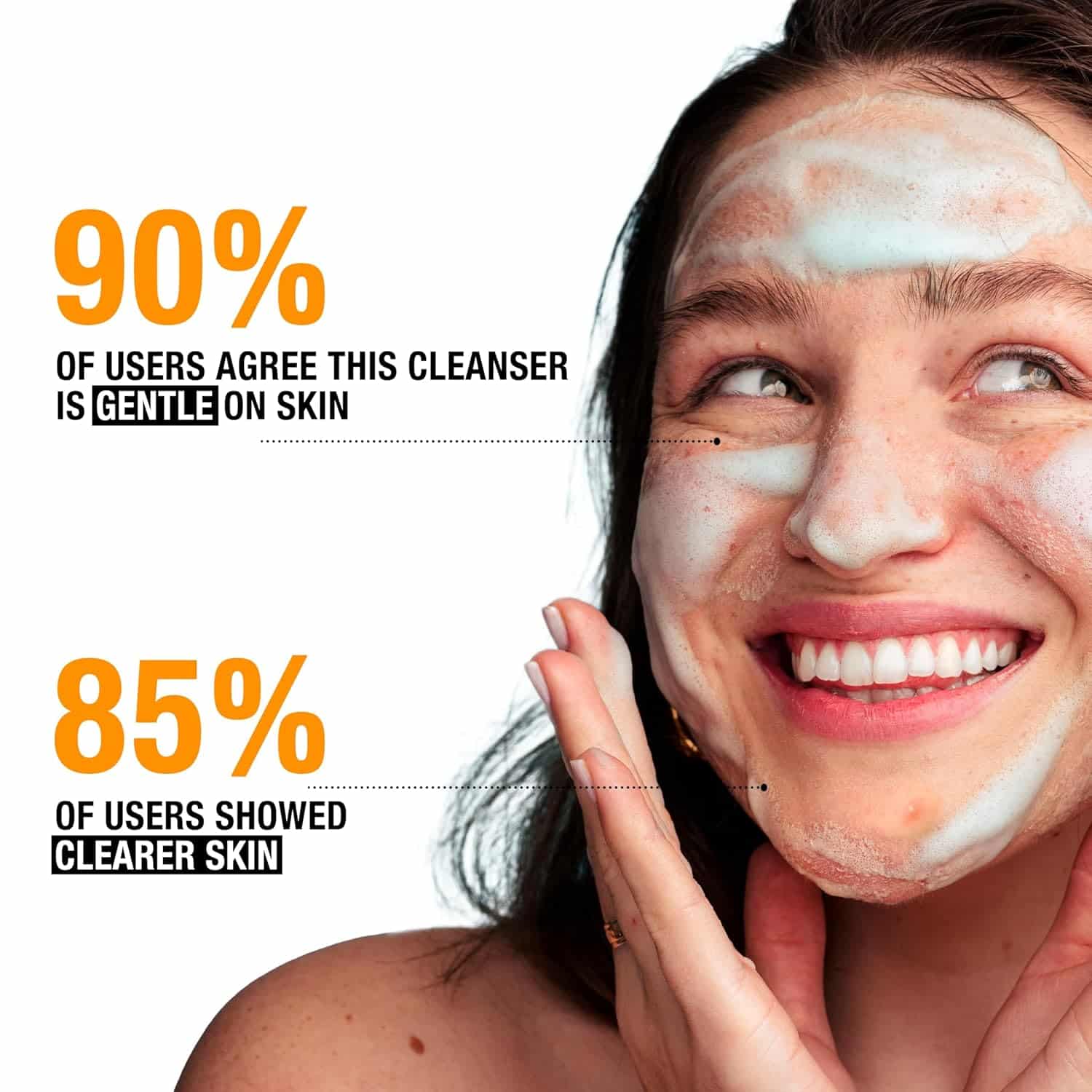 Flacon de Neutrogena Spot Controlling Facial Wash, nettoyant visage anti-imperfections