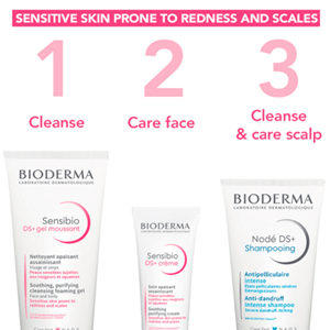 Sensibio DS+ Gel Moussant – Gentle daily cleanser for sensitive, redness-prone skin