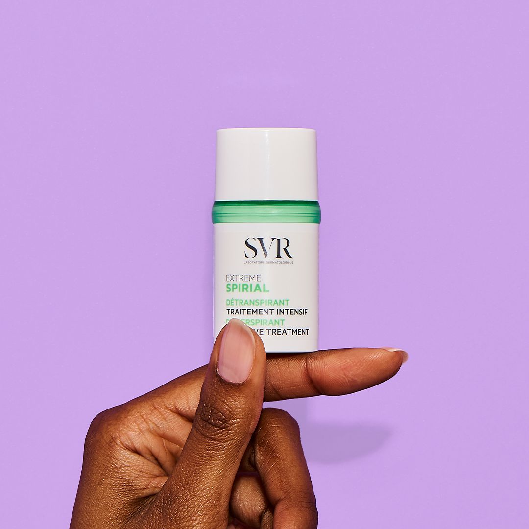 SVR Spirial Deo Roll-On Extreme 20ml – Déodorant anti-transpirant intense 48h pour transpiration excessive, format voyage