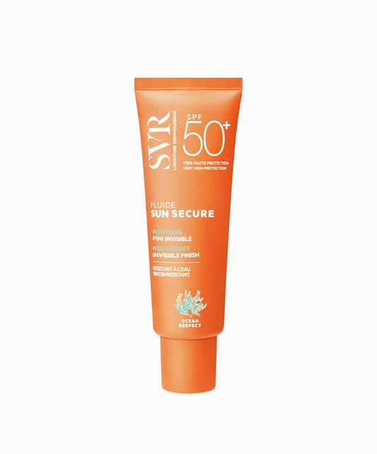 SVR Sun Secure Fluide SPF50+ 50ml sunscreen with invisible finish for normal to combination skin
