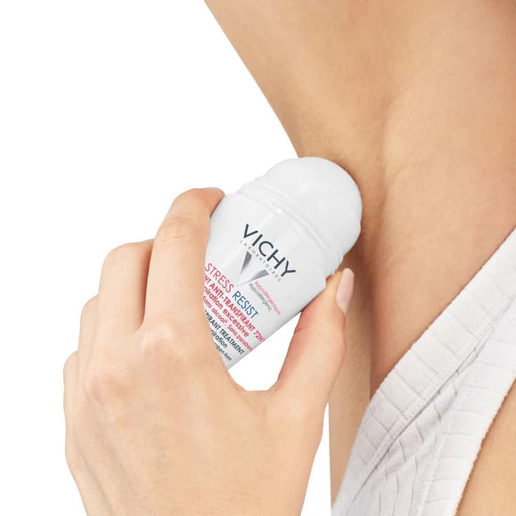 VICHY Stress Resist Roll-On – déodorant roll-on 48 h anti-transpirant et anti-odeurs pour peaux sensibles