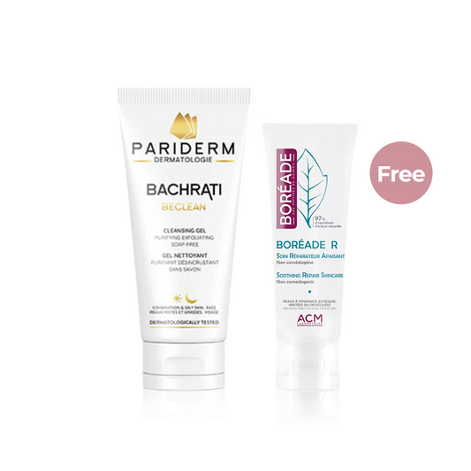 Pariderm Bachrati Becean Cleansing Gel 200ml + 1 FREE Boreade R soothing Repair Skincare 40ml