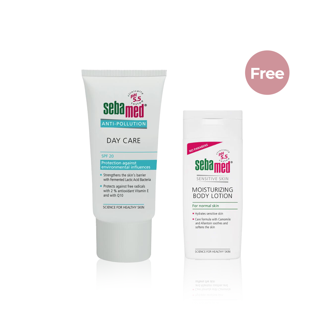 Sebamed Day Care SPF20 + 1 FREE Sebamed Moisturizing Body Lotion 200ml