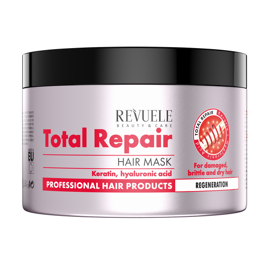 Revuele Total Repair Keratin, Hyaluronic Acid Hair Mask