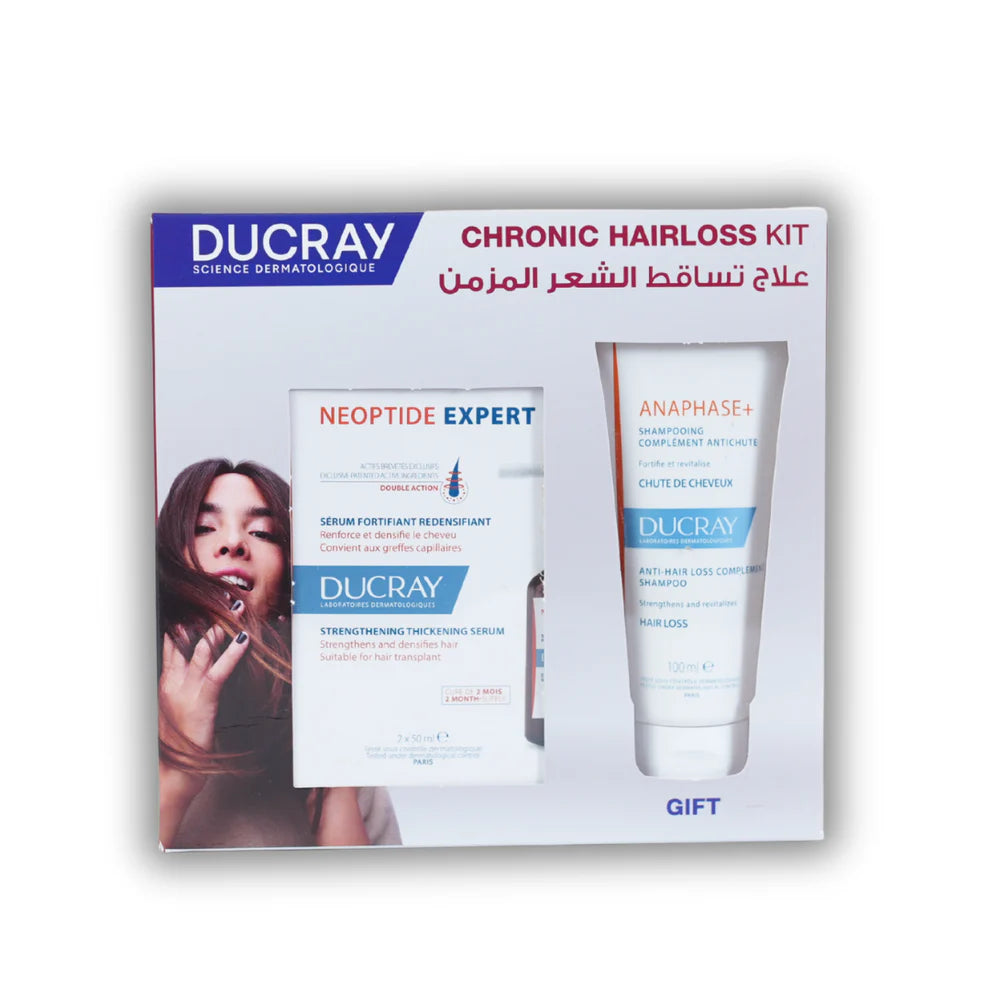 Ducray chronic-hair loss treatment set