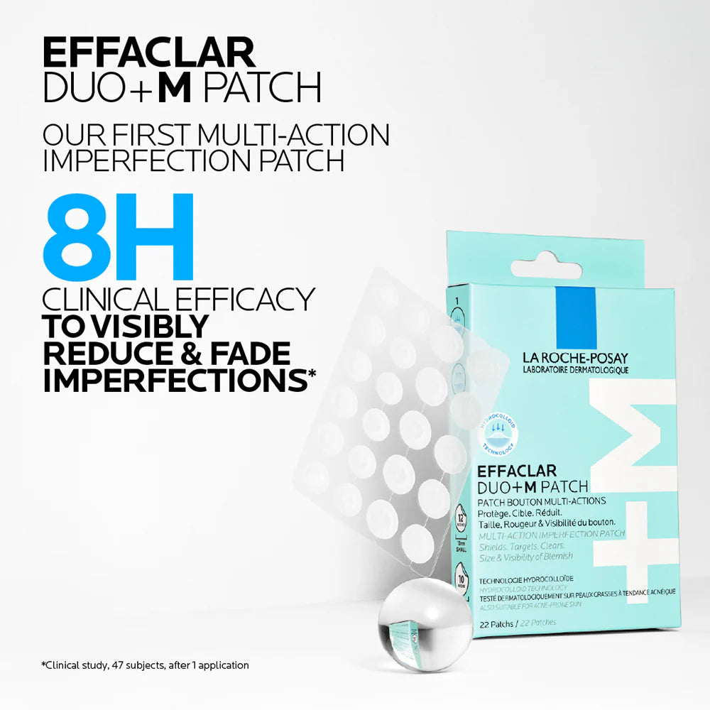 La Roche Posay Effaclar Duo+M 3H Spot Patches for Acne Prone Skin