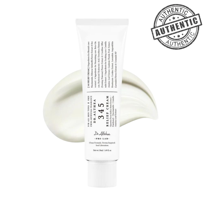 Dr. Althea 345 Relief Cream 50ml Post Acne Recovery Cream for All Skin Types