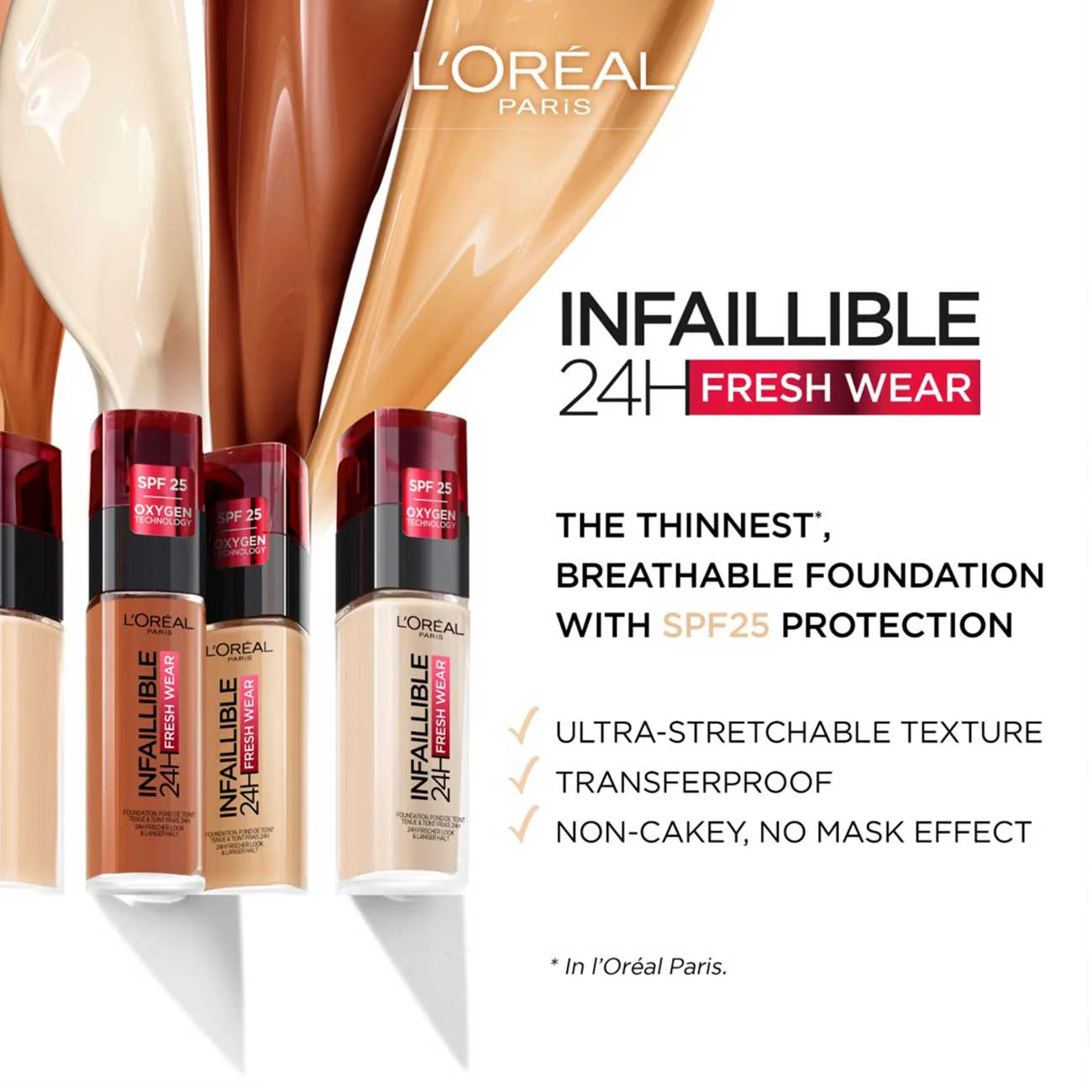 L’Oréal Paris Infallible 32H Fresh Wear Foundation SPF 25