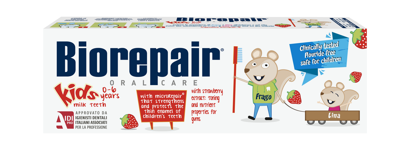 Biorepair Toothpaste 0-6 years Strawberry