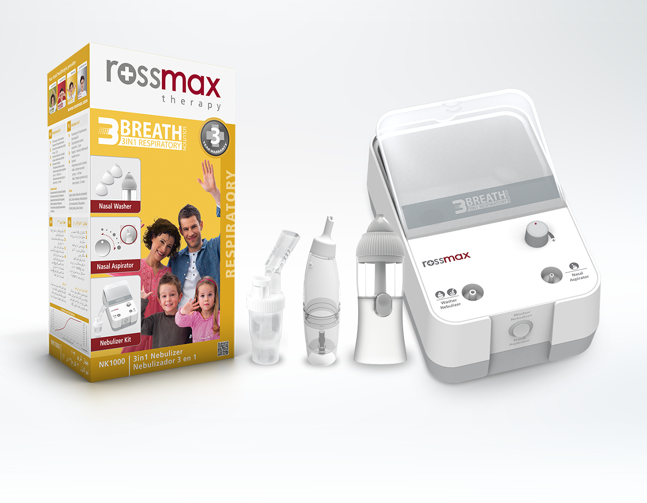 Rossmax 3 in 1 Nebulizer