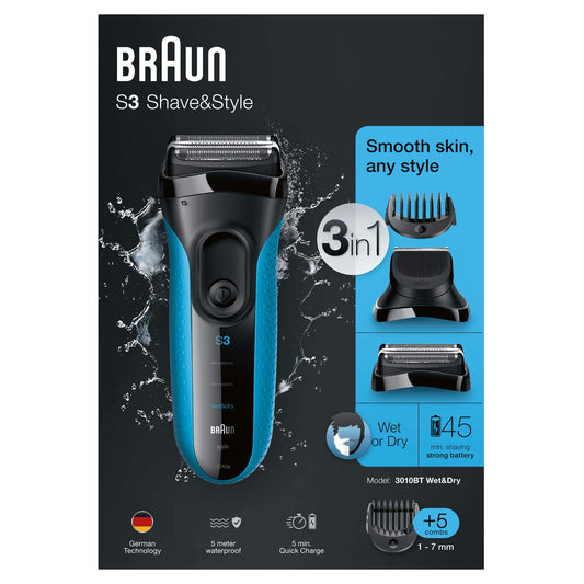 Braun S3 Shave & Style 3 in 1