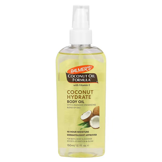 Palmer's, Coconut Oil Formula® with Vitamin E, Coconut Hydrate Body Oil, 5.1 fl oz (150 ml)