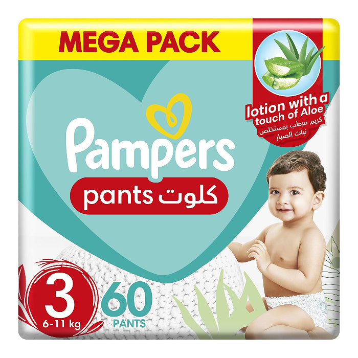 PAMPERS 3 PANTS (6-11KG) 60'S