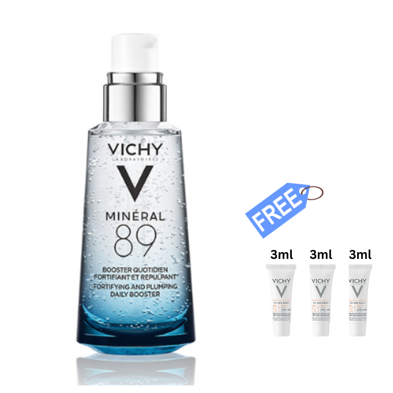 Vichy Mineral 89 +Free 3 Vichy UV-Age Daily 50+SPF 3ML