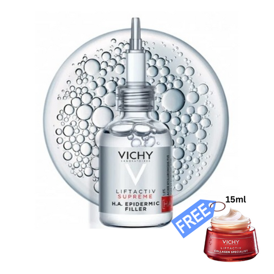 VICHY Liftactiv Supreme H.A. Epidermic Filler Serum 30 ml+ Free VICHY Liftactiv Collagen Specialist, 15ml